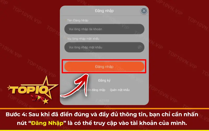 Ấn Đăng Nhập